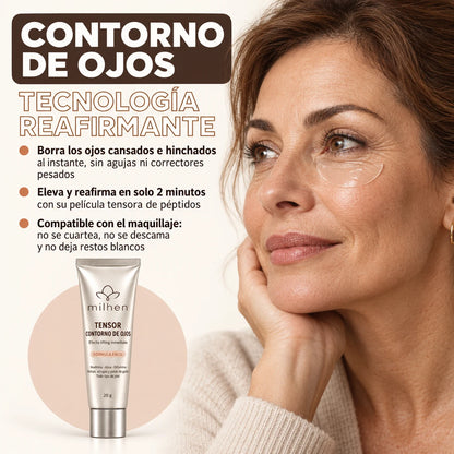 Tecnología reafirmante para el contorno de ojos
