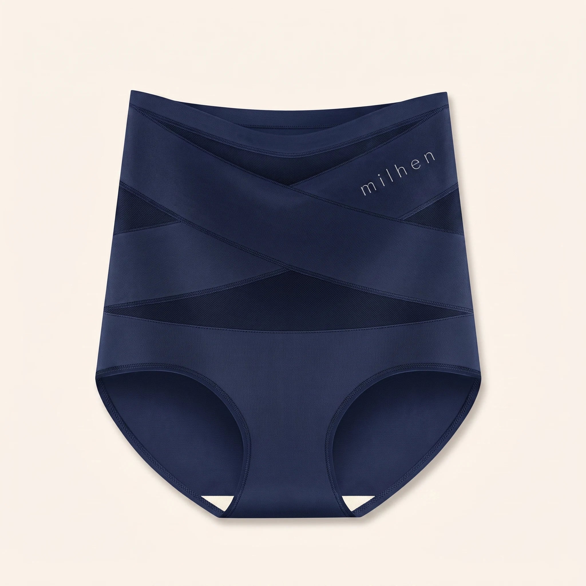 Braguita faja moldeadora de talle alto Milhen en color azul marino