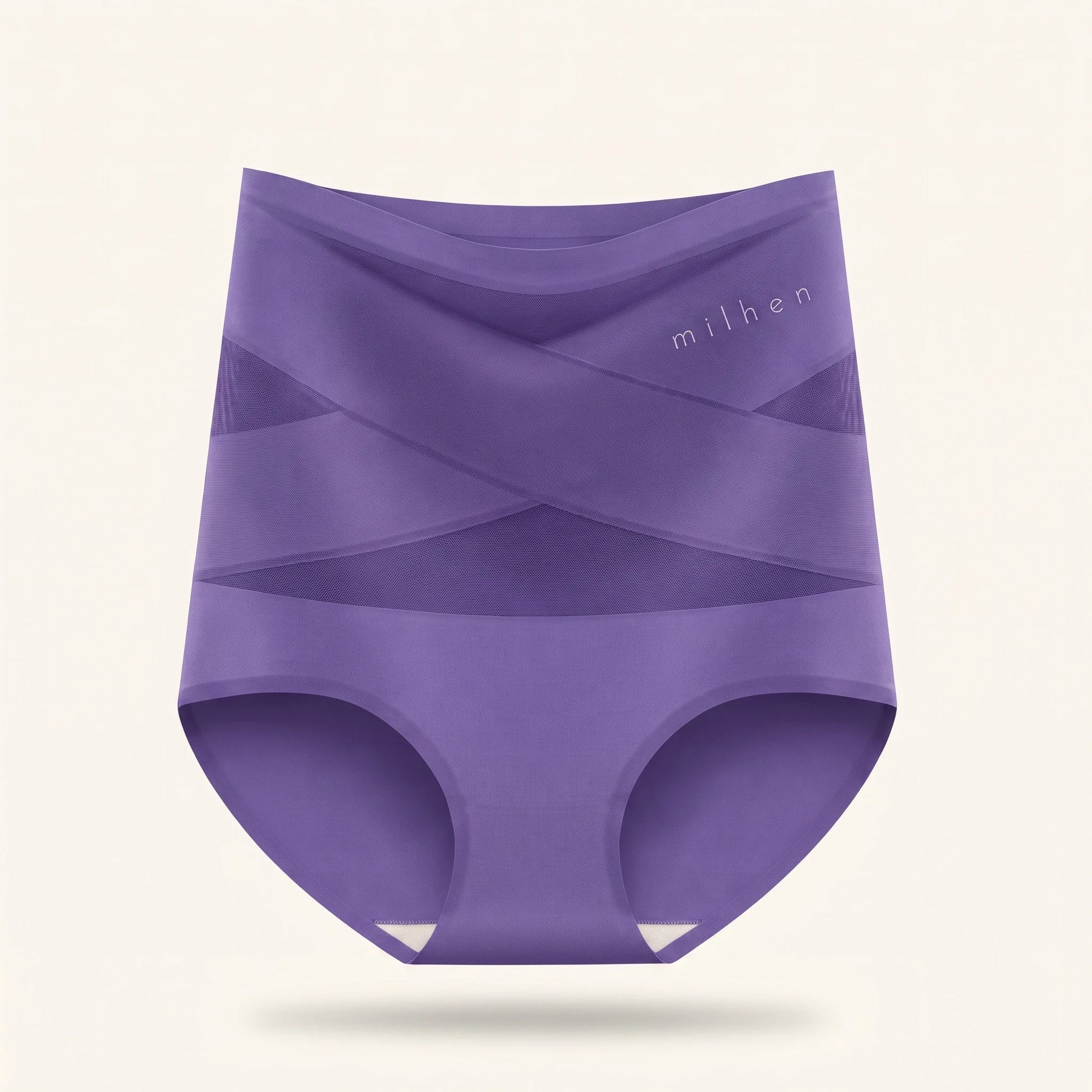 Braguita faja moldeadora de talle alto Milhen en color morado