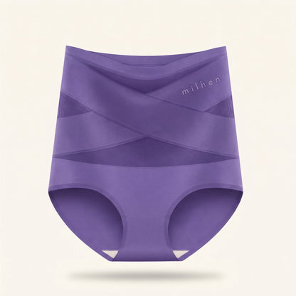 Braguita faja moldeadora de talle alto Milhen en color morado