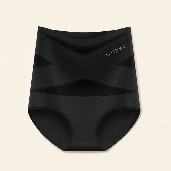Braguita faja moldeadora de talle alto Milhen en color negro