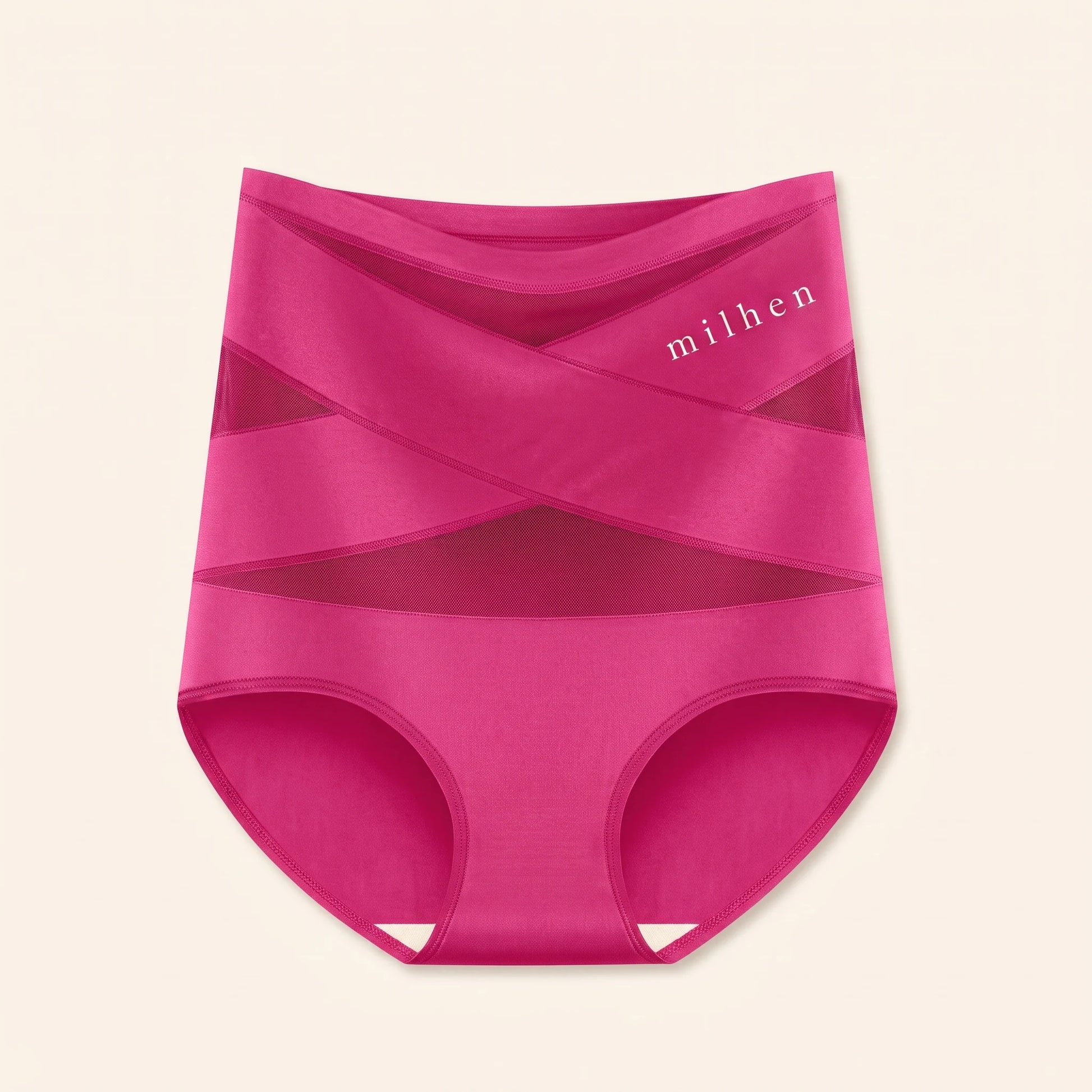 Braguita faja moldeadora de talle alto Milhen en color rosa fucsia