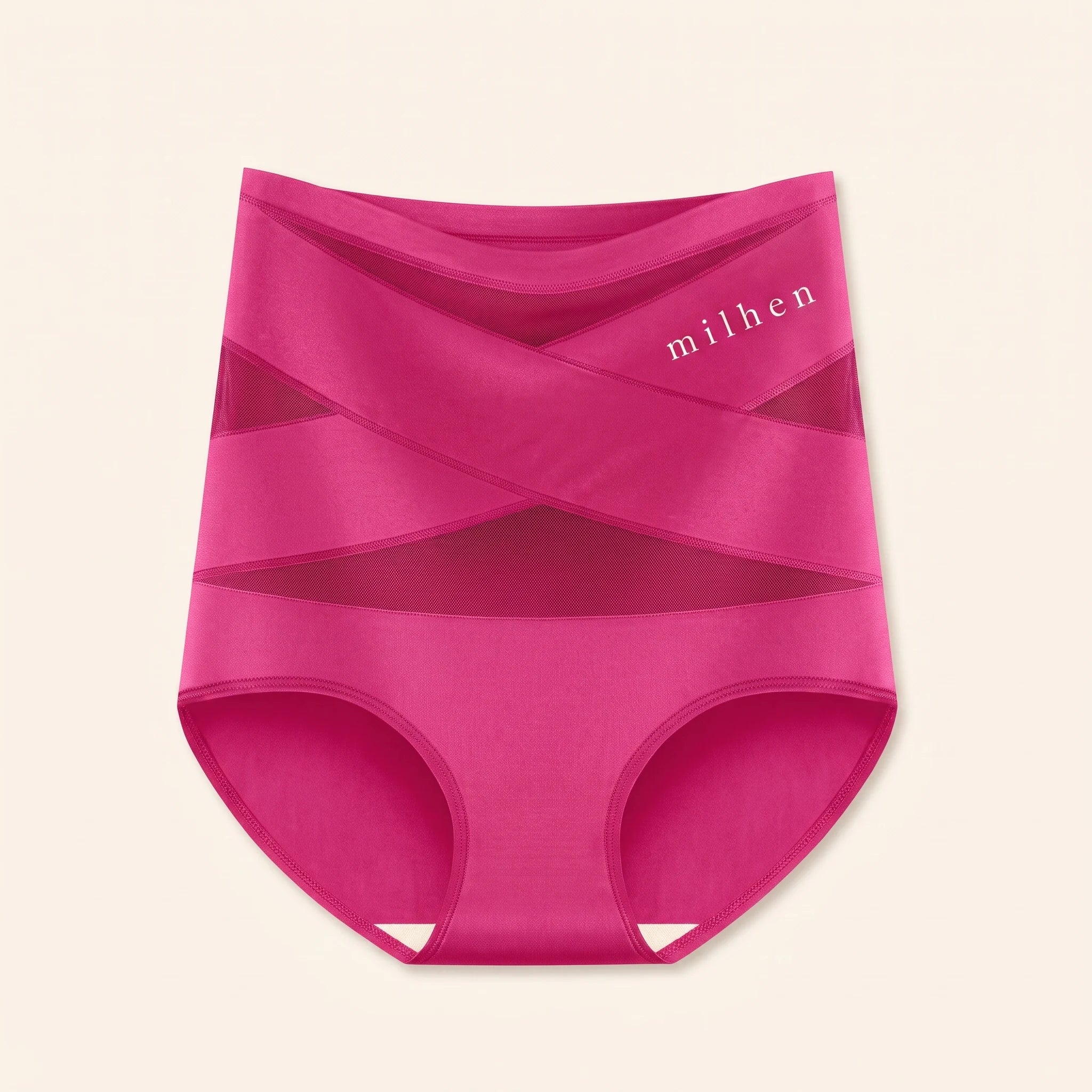 Braguita faja moldeadora de talle alto Milhen en color rosa fucsia