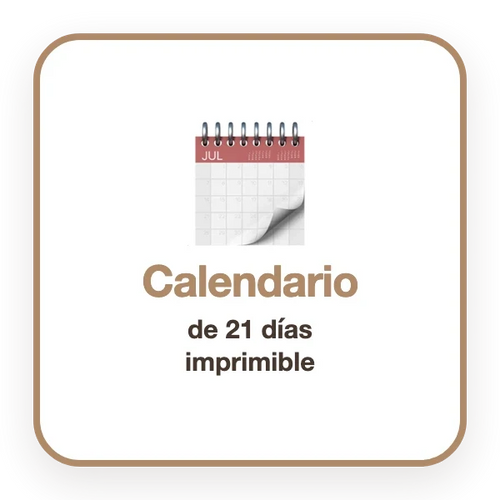 regalo calendario 21 dias