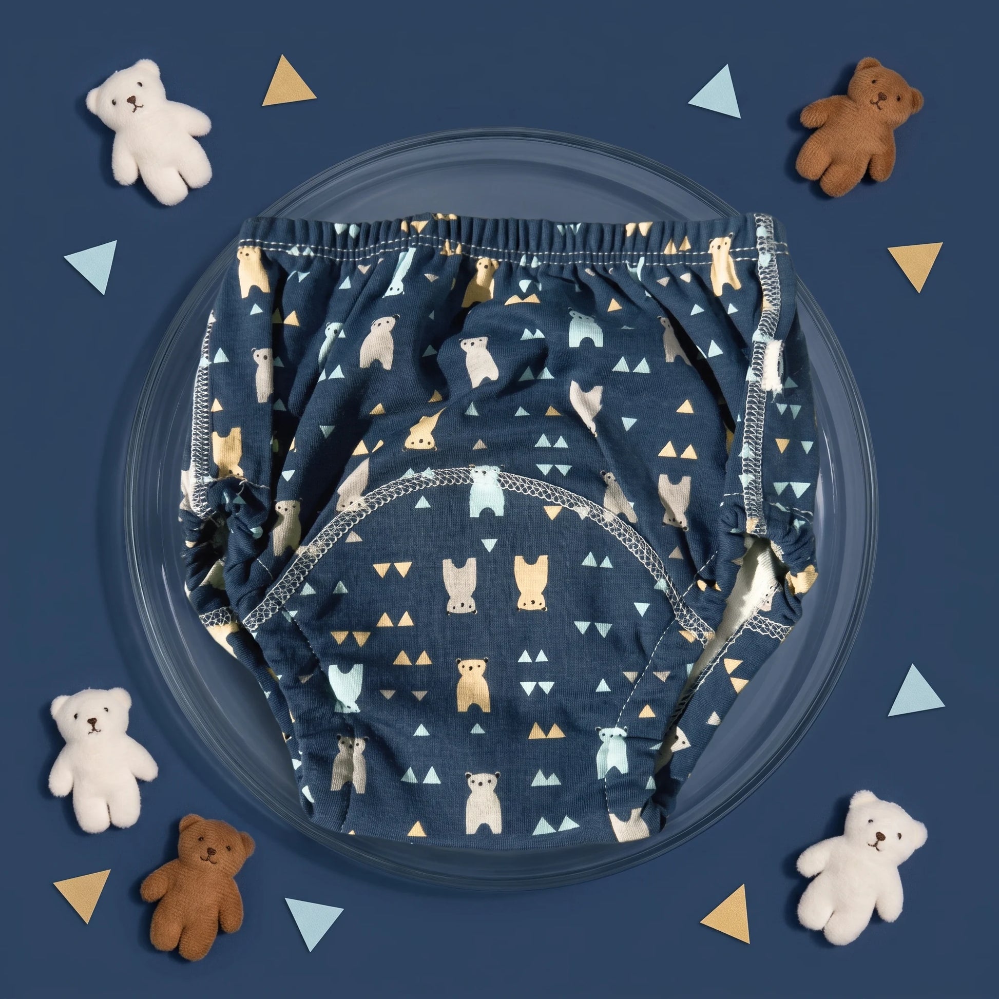 Braguita de aprendizaje Milhen azul marino con estampado de koalas