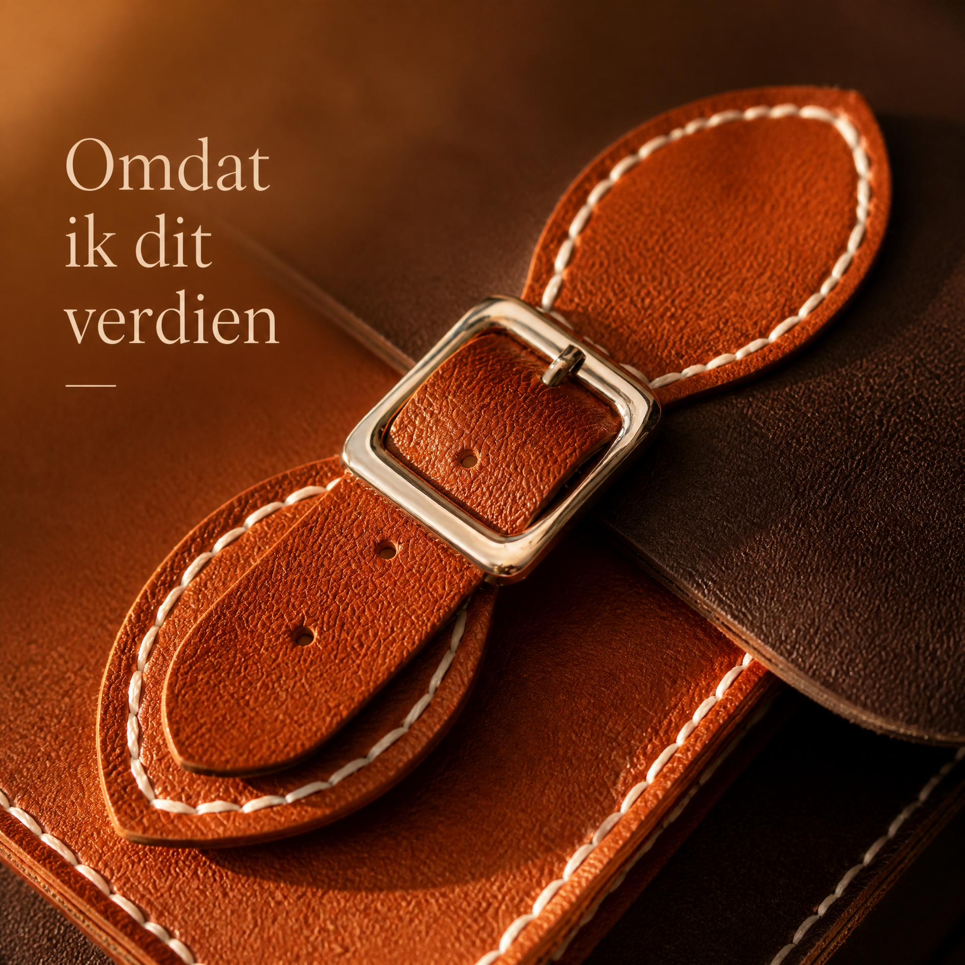 Omdat ik dit verdien