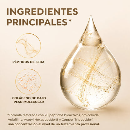 Ingredientes principales: péptidos de seda y colágeno